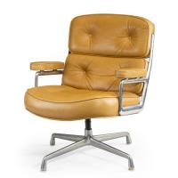 A pair of swivel “Time Life Chairs” designed by Charles & Ray Eames for Herman Miller in 1960