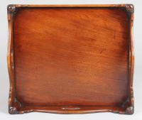 George III period mahogany bedside table