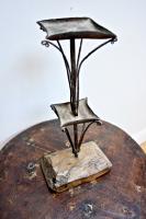 A Rare and Unusual Double Tiered Cruise/Grease Lamp, 17th/18th Century 