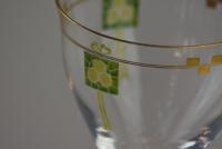 12 Art Nouveau Thereisenthal enamelled drinking glasses