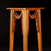Arts and Crafts Satinwood Sculpture Stand