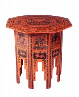 Red lacquer table