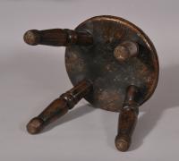 S/4700 Antique Early 19th Century West Country Child's Stool