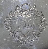 Georgian silver teapot and stand 1792 Thomas Wallis 
