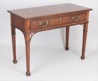 George III period mahogany side table