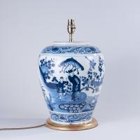 Late 17th century Dutch Delft Blue and White Vase