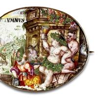 Enamel plaque depicting an allegory of Autumn. German, 17th century