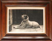 Herbert Dicksee dog terrier art