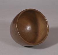 S/4808 Antique Treen 19th Century Small Sycamore Bowl