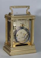 Delepine Clerke Carriage Clock backplate