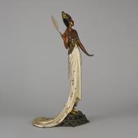 ‘Fedora” Limited Edition Art Deco Bronze Sculpture by Erté - circa 1989