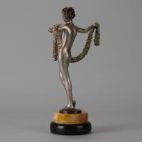 “Garland Dancer” Art Deco Sculpture by Josef Lorenzl - circa 1930