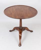 George II period mahogany tripod table