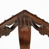 Victorian carved mahogany stools