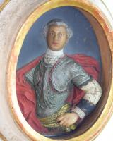 Wax profile of Maximilian III Joseph (1727-1777). German, 18th century