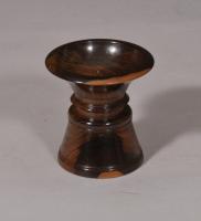 S/4855 Antique Treen 19th Century Kingwood Pounce Pot