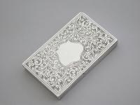 Edwardian Silver Combined Stamp & Card Case