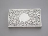 Edwardian Silver Combined Stamp & Card Case
