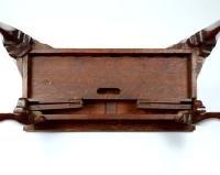 George II Period Burr Walnut Concertina Action Card Table