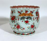 Chinese Export Porcelain Famille Rose Rococo Coolers