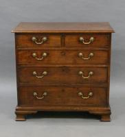 George III period mahogany chest of drawers