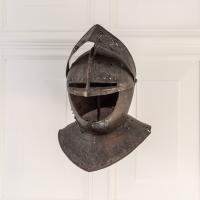 An early 17th century cuirassier close-helmet, English or French, circa 1620