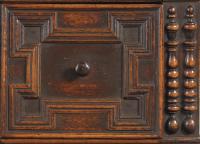 Antique Early Geometrically Moulded Enclosed Chest