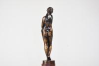 Art Nouveau patinated bronze figure of Psyche by Gustave Eberlein