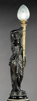 A Magnificent Pair of Figural Torchères by Henry Dasson