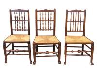 Set Of 6 Early 19th Century Spindle Back Dining Chairs