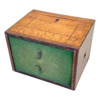 Regency Birdseye Maple Box On Stand