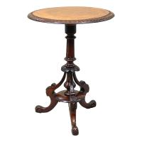 Victorian Walnut Occasional Lamp Table