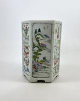 Chinese porcelain brush pot, circa 1730, Yongzheng Period