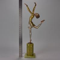 ‘Elegant Dancer” Large Art Deco Bronze by Josef Lorenzl - circa 1930