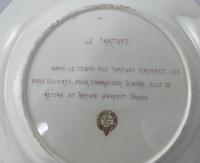 An exceptionally fine Mintons porcelain plate, signed by Louis Eugene Sieffert