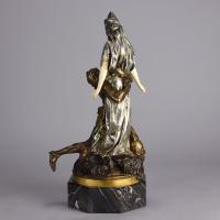 ‘Salammbo et Matho” Important Chryselephantine Sculpture by Theodore Rivière - circa 1900