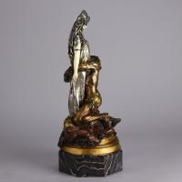 ‘Salammbo et Matho” Important Chryselephantine Sculpture by Theodore Rivière - circa 1900