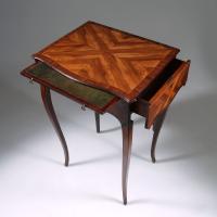 George III yew wood work table