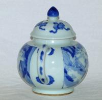 Blue and White Porcelain Kangxi Tea Pot