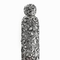Silver double ended scent bottle