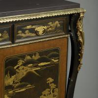 George IV Japanned and Lacquer Side Cabinet