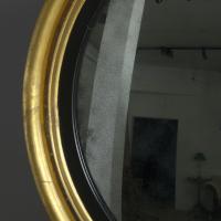 Regency Gilt-wood Convex Mirror