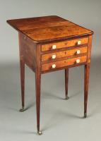 George III Satinwood Sewing Table