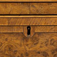 Gothic revival oak chest of drawers