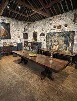 THE IMPORTANT POXWELL MANOR TRESTLE TABLE. EARLY 16TH CENTURY. CIRCA 1500.