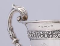 George III antique silver Battle of Waterloo Commemorative cup