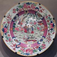A Massive Samson Famille Rose Charger. French, Circa 1890. 