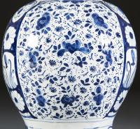 Large Scale Blue and White Delft Lamp