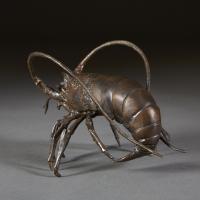 Meiji Bronze Model of a Pacific Lobster