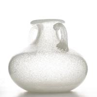 Murano pulegoso two-handled vase